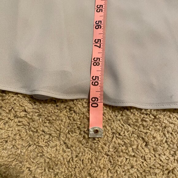 Onyx Nite Formal 2 Piece Grey Evening Gown Size 8 - Picture 9 of 13